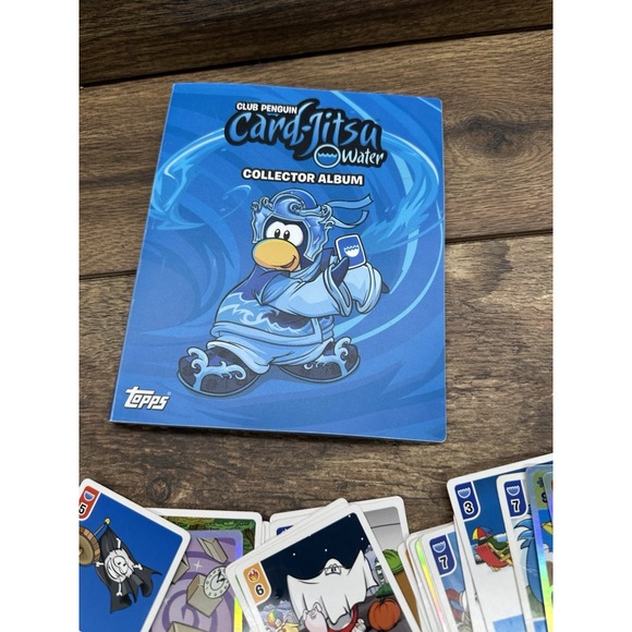 Club Penguin Card-Jitsu Trading Card Collector Album With Cards- See Pics. AS IS - Picture 7 of 7